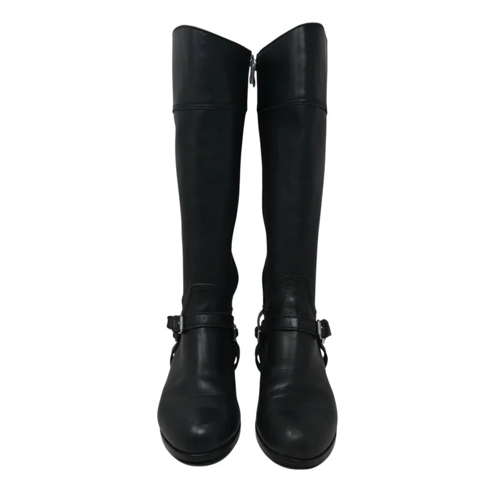 Pour La Victoire Marne Black Leather Harness Riding Equestrian Boots